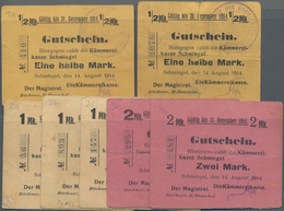 Deutschland - Notgeld - Ehemalige Ostgebiete: Schmiegel, Posen, Magistrat Und Kämmereikasse, 1/2 (2) - Andere & Zonder Classificatie