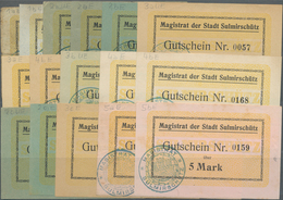 Deutschland - Notgeld - Ehemalige Ostgebiete: Sulmirschütz, Posen, Magistrat, 50 Pf. (2), 1 (3), 2 ( - Other & Unclassified