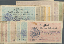 Deutschland - Notgeld - Ehemalige Ostgebiete: Tilsit, Ostpreußen, Magistrat, 1/2 (2, Siegelvarianten - Other & Unclassified