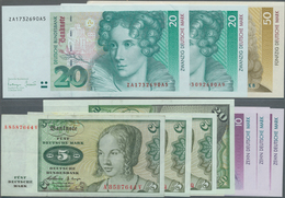 Deutschland - Bank Deutscher Länder + Bundesrepublik Deutschland: Kleines Lot Mit 11 Banknoten, Dabe - Otros & Sin Clasificación