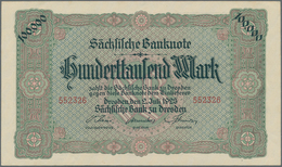 Deutschland - Länderscheine: Sehr Schönes Lot Mit 58 Länderbanknoten Und Einigen Wenigen Notgeldausg - Other & Unclassified