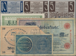 Deutschland - Sonstige: Große Schachtel Mit Mehr Als 2000 Banknoten, überwiegend Deutsches Reich, Ab - Otros & Sin Clasificación