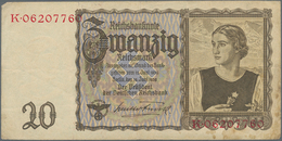 Deutschland - Sonstige: Ein Sammelalbum Und Ein Leitz-Ordner Mit Zusammen 260 Banknoten Vom Kaiserre - Sonstige & Ohne Zuordnung