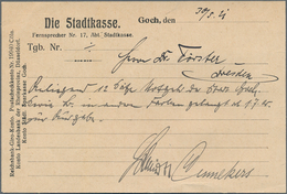 Deutschland - Notgeld: 1920/22, Korrespondenz Zum Erwerb Von Kleingeld-, Großgeld- Und Serienscheine - Otros & Sin Clasificación