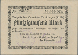 Deutschland - Notgeld - Rheinland: Hochinflation, Schächtelchen Mit Ca. 370 Scheinen, Dabei Große An - [11] Local Banknote Issues