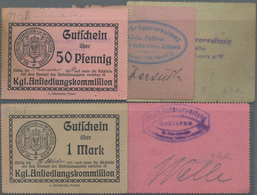 Deutschland - Notgeld - Ehemalige Ostgebiete: Posen, Posen, Kgl. Ansiedlungskommission, 5 (9), 10 (1 - Other & Unclassified