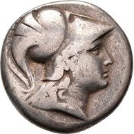 Pamphylien: SIDE, Tetradrachme, 2. - 1. Jhd. V. Chr, 15,92 G, Mit Gegenstempel Auf Rv, Athenakopf Mi - Grecques