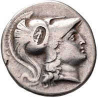 Pamphylien: SIDE, Tetradrachme, 2. - 1. Jhd. V. Chr, 16,21 G, Mit Gegenstempel Auf Av, Athenakopf Mi - Griegas