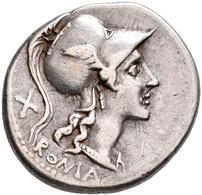 Anonym: Lot 2 Stück; Anonym, Denar 115 - 114 V.Chr. Rom, 3.89 / 3,91 G, Vs.: Kopf Der Roma Mit Korin - Republic (280 BC To 27 BC)