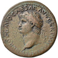 Nero (54 - 68): Æ-Seaterz, 26,78 G, Cohen 262, Exemplar Der 27. Auktion Künker, Leicht Korrodiert, S - La Dinastía Julio-Claudia (-27 / 69)