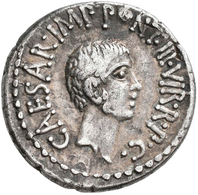 Bürgerkrieg (68 - 69): Bürgerkriege, Marcus Antonius Und Oktavianus, Feldmünzstätte, Denar 41. V. Ch - The Julio-Claudians (27 BC Tot 69 AD)