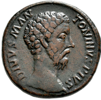 Marc Aurel (139 - 161 - 180): Unter Commodus, Æ-Sesterz, 21,76 G, DIVVS M ANTONINVS PIVS / CONSECRAT - Les Antonins (96 à 192)