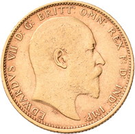 Australien - Anlagegold: Edward VII. 1901-1910: 1 Sovereign 1902 Sydney, 7,93 G, 916/1000 Gold, Frie - Autres & Non Classés