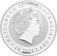 Australien: Elizabeth II. 1952-,: 10 Dollars 2011 P, Silber Koala, 10 OZ, 999/1000 Silber. In Origin - Other & Unclassified