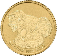 Australien - Anlagegold: Elizabeth II. 1952-,: 2 Dollars 2014 P Koala Mini Gold Coin. 0,5g, 999/1000 - Sonstige & Ohne Zuordnung