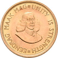 Südafrika - Anlagegold: 2 Rand 1965, KM# 64, Friedberg 11. 7,99 G, 917/1000 Gold, Vorzüglich. - Afrique Du Sud