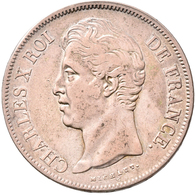 Frankreich: Charles X. 1824-1830: 5 Francs 1830 MA, Marseille, Gadoury 644, 24,81 G, Sehr Schön. - Other & Unclassified