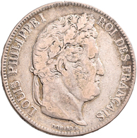 Frankreich: Louis Philippe I. 1830-1848: 5 Francs 1832 W, Lille, Gadoury 678, Davenport 91, 24,72 G, - Altri & Non Classificati
