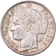 Frankreich: 2. Republik 1848-1852: 5 Francs 1851 A, Gadoury 719, 24,78 G, Kratzer, Sehr Schön-vorzüg - Otros & Sin Clasificación