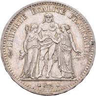 Frankreich: 3. Republik 1871-1940: 5 Francs 1875 A, Gadoury 745a, 25 G, Winz. Kratzer, Sonst Vorzügl - Andere & Zonder Classificatie