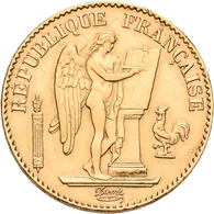 Frankreich - Anlagegold: 3. Republik 1871-1940: 20 Francs 1895 A. KM# 825, Friedberg 592. 6,42 G, 90 - Sonstige & Ohne Zuordnung