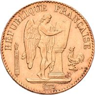 Frankreich - Anlagegold: 3. Republik 1871-1940: 20 Francs 1898 A. Friedberg 592, Gadoury 1063. 6,42 - Other & Unclassified