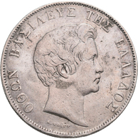 Griechenland: Otto I. 1832-1862: 5 Drachmen 1833 A, Davenport 115, 21,82 G, Sehr Schön. - Greece