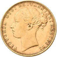 Großbritannien - Anlagegold: Victoria 1837-1901: Sovereign 1878, KM# 752, Friedberg 388. 7,95 G, 917 - Otros & Sin Clasificación