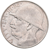 Italien: Vittorio Emanuele III. 1900-1943: 20 Lire 1928, Gigante 44, 19,87 G, Sehr Schön. - 1861-1878 : Victor Emmanuel II