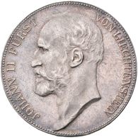 Liechtenstein: Johann II. 1858-1929: 5 Kronen 1915, Dav. 216, HMZ 2-1376e, Auflage 10.000 Exemplare, - Liechtenstein