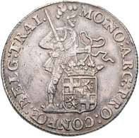 Niederlande: Utrecht: Silber Dukat 1791, Davenport 1845, 25,6 G, Sehr Schön+. - 1795-1814 : Protectorat Français & Napoléonien