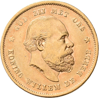 Niederlande - Anlagegold: Wilhelm III. 1849-1890: 10 Gulden 1876, KM# 106, Friedberg 342. 6,70 G, 90 - Gold And Silver Coins