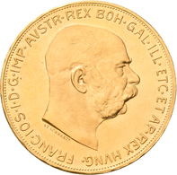 Österreich - Anlagegold: Franz Joseph I. 1848-1916: 100 Kronen 1915 (NP), KM# 2819, Friedberg 507R, - Autriche