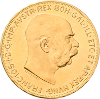 Österreich - Anlagegold: Franz Joseph I. 1848-1916: 100 Kronen 1915 (NP), KM# 2819, Friedberg 507R, - Oesterreich