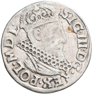 Polen: Sigismund III. (Zygmunt III. Waza) 1587-1632: Lot 6 Münzen: 3 Gröscher / Grosze (Trojak) Um 1 - Polonia