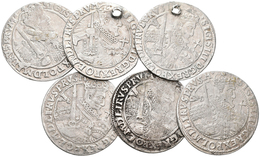 Polen: Sigismund III. (Zygmunt III. Waza) 1587-1632: Lot 6 Münzen: Ort (1/4 Taler / 18 Groszy) 1622 - Polonia