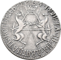 Russland: Katharina II. 1762-1796: 20 Kopeken 1764 Susun, Für Sibirien, (SAMMLERANFERTIGUNG / COLLEC - Russie