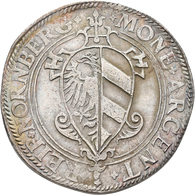Altdeutschland Und RDR Bis 1800: Nürnberg: Taler O. J. (1581/1582), Mit Titel Rudolf II.,vgl. Kellne - Altri & Non Classificati
