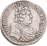 Altdeutschland Und RDR Bis 1800: Sachsen, Johann Georg III. 1680-1691: 1/3 Taler 1690 IK. Kohl 286. - Otros & Sin Clasificación