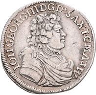 Altdeutschland Und RDR Bis 1800: Sachsen, Johann Georg III. 1680-1691: 1/3 Taler 1690 IK. Kohl 286. - Sonstige & Ohne Zuordnung