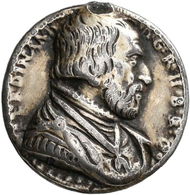 Haus Habsburg: Ferdinand I. 1521-1564: Silberne Miniaturmedaille O.J. (1530), Signiert IR, Geharnisc - Andere - Europa