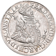Haus Habsburg: Ferdinand II. 1564-1595: Taler O.J. 1591, Hall, 28,79 G. FERDINAND D G ARCHIDVX AVSTR - Autres – Europe