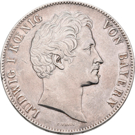 Bayern: Ludwig I. 1825-1848: Doppeltaler (3 1/2 Gulden) 1847, AKS 74, Jaeger 65, Seltener Jahrgang, - Autres & Non Classés