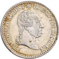 Sachsen: Friedrich August I. 1806-1827, Lot 2 Stück: Konventionstaler 1808 SGH. 27,88 G. AKS 12, Dav - Sonstige & Ohne Zuordnung