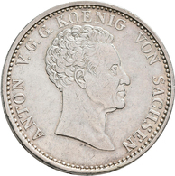 Sachsen: Anton 1827-1836: Konventionstaler 1828 S. 28,05 G. AKS 64, Davenport 865, Thun 307, Jaeger - Autres & Non Classés