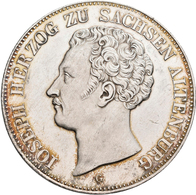 Sachsen-Altenburg: Joseph 1834-1848: 2 Thaler / Doppeltaler / 3 ½ Gulden / Vereinsmünze 1843 G. AKS - Other & Unclassified