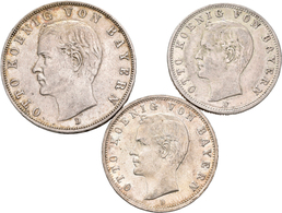 Bayern: Otto 1886-1913: Lot 6 Münzen: 2 Mark 1902 + 1905, Jaeger 45; 5 Mark 1902 + 1903 (2x), Jaeger - Taler & Doppeltaler