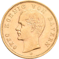 Bayern: Otto 1886-1913: 20 Mark 1900 D, Jaeger 200. 7,95 G, 900/1000 Gold, Kratzer, Sehr Schön. - Pièces De Monnaie D'or