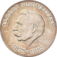 DDR: PROBE: 10 Mark 1975, Albert Schweitzer, Jaeger 1554 P1, Legierungsvariante Ag 500/Cu 500 Mit De - Autres & Non Classés