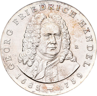 DDR: 20 Mark 1984, Georg Friedrich Händel, Jaeger 1595, Patina, Vorzüglich-Stempelglanz. - Sonstige & Ohne Zuordnung